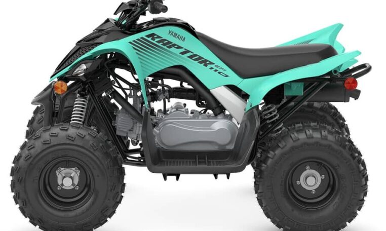 2025 Yamaha Raptor 110 Teal Quad Expert 5