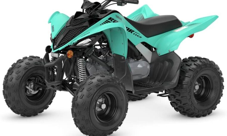 2025 Yamaha Raptor 110 Teal Quad Expert 6