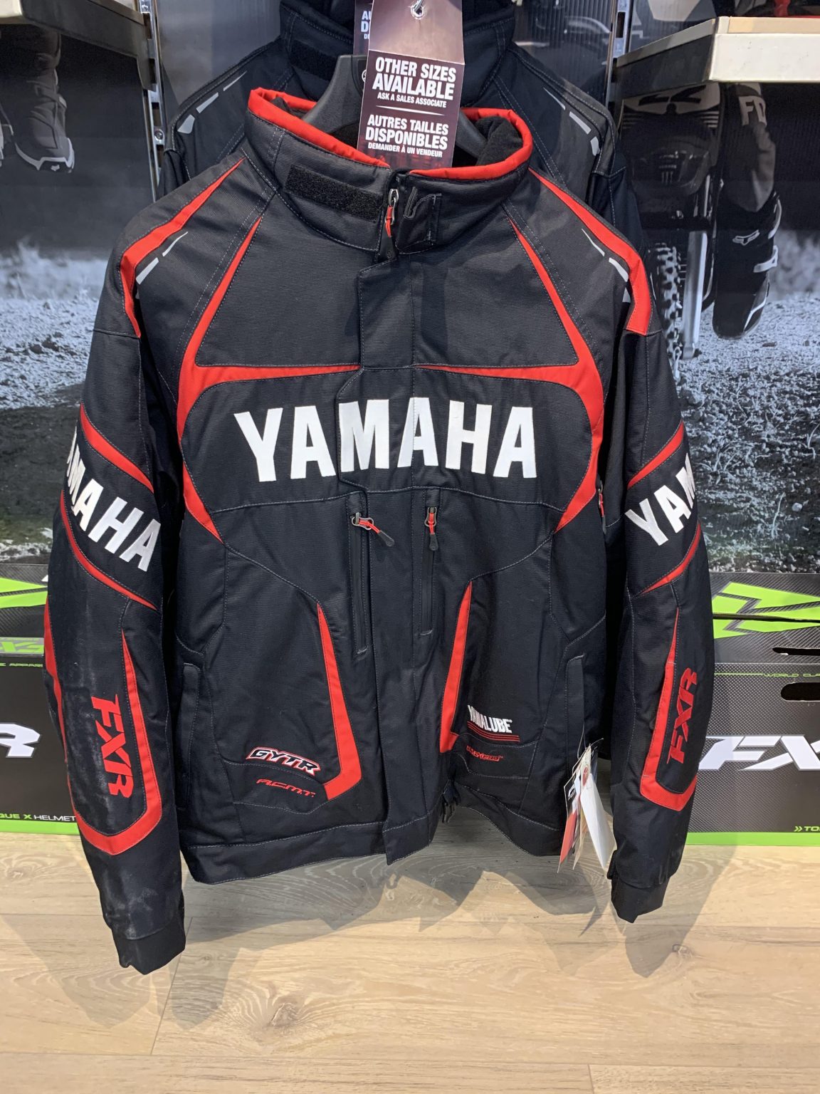 Yamaha Men s Unisex 4stroke Red Snowmobile Jacket by FXR 