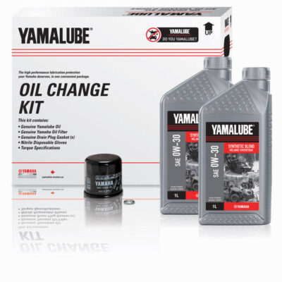 YAMALUBE® 0W-30 SYNTHETIC BLEND OIL CHANGE KIT - SM (3 L)