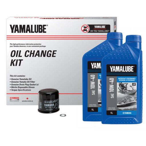 YAMALUBE® 10W-40 4W WATERCRAFT PERFORMANCE OIL CHANGE KIT - WV/SP (3 L)