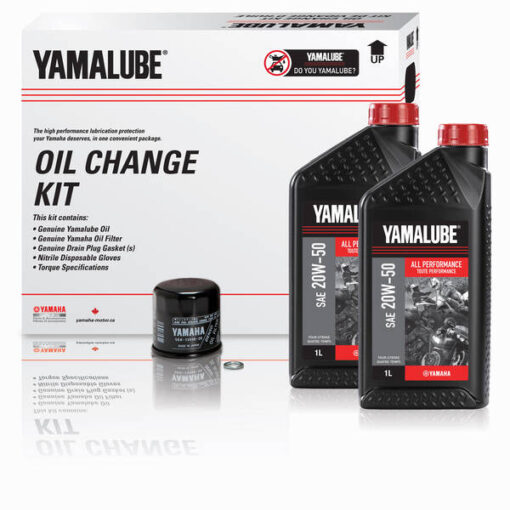 YAMALUBE® 20W-50 ALL PERFORMANCE OIL CHANGE KIT - SSV (4 L)