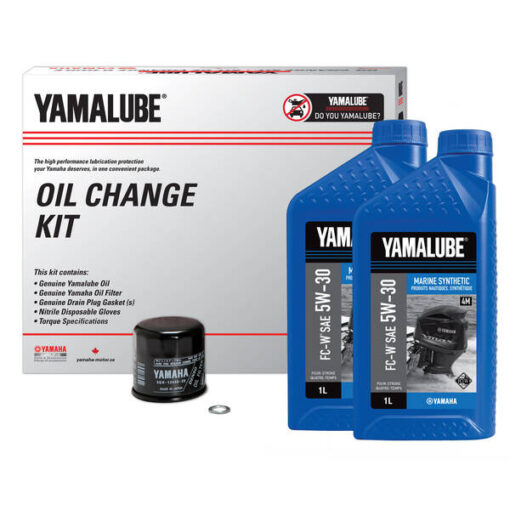 YAMALUBE® 5W-30 4M MARINE SYNTHETIC OIL CHANGE KIT - OB (7 L)