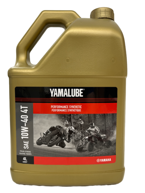YAMALUBE® 10W-40 4T PERFORMANCE SYNTHETIC ENGINE OIL (4L)