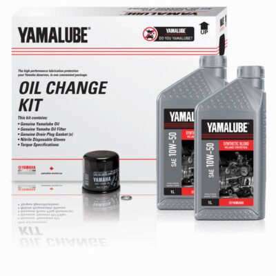 YAMALUBE® 10W-50 SYNTHETIC BLEND OIL CHANGE KIT - SSV (5 L)