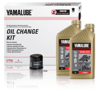 YAMALUBE® 10W-40 4T PERFORMANCE SYNTHETIC OIL CHANGE KIT - MC (3 L)